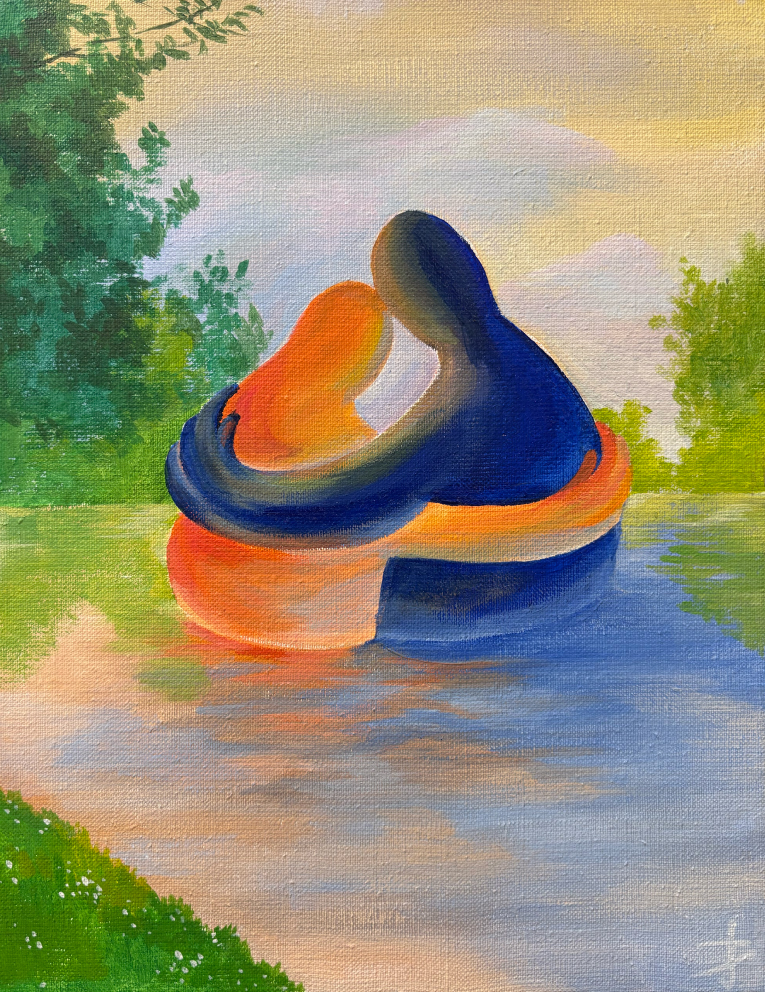 painting of the water